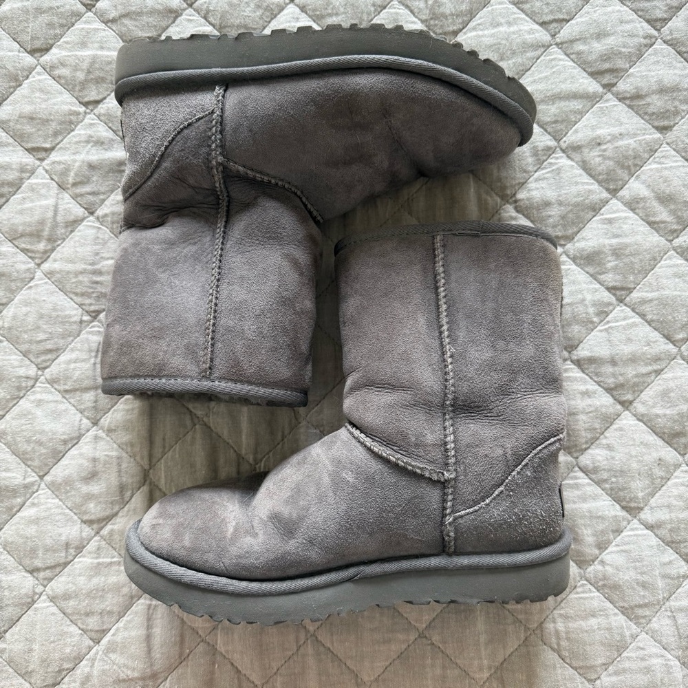 Ugg | Grey Calf Height Boots